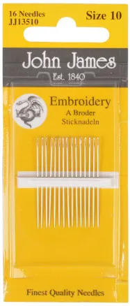 John James Broderinål Str. 10 - 16 stk