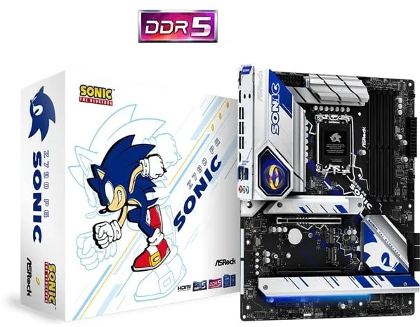 ASRock Z790 PG Sonic Hovedkort - Intel Z790 - Intel LGA1700-sokkel - DDR5 RAM - ATX