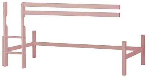 Hoppekids ECO Dream Halvhøy seng - Lys rosa