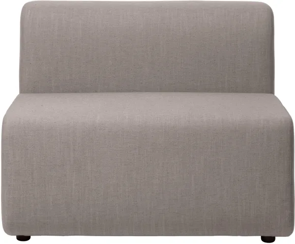 BROSTE COPENHAGEN Lagoon modulsofa midt - latte stoff