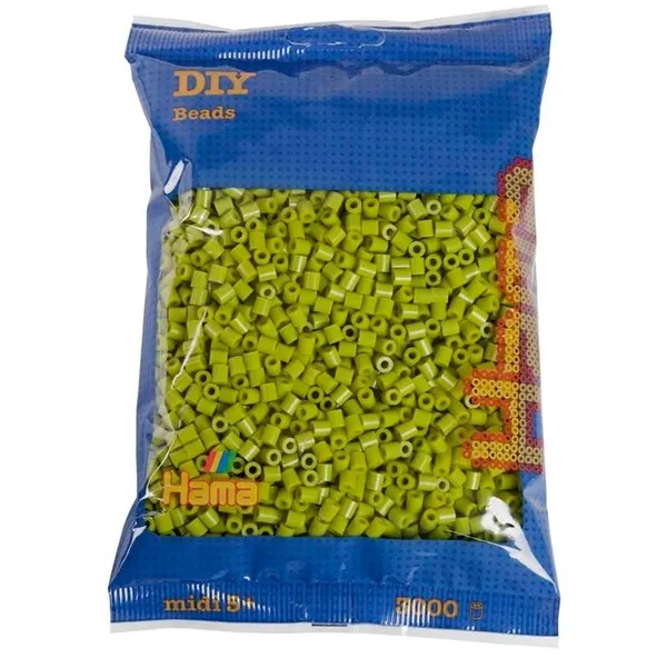 HAMA Midi Perler 3000 stk Lime