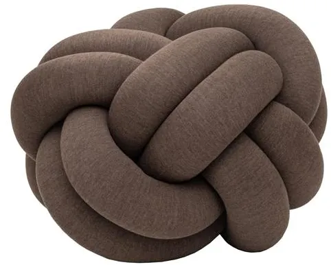 Design House Stockholm Knot Pute XL Brun
