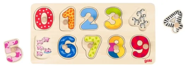 Puslespill, "lær å telle"