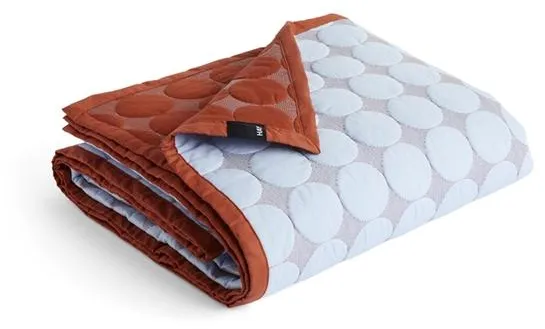 HAY Mega Dot Sengeteppe 260x260 Lyseblå