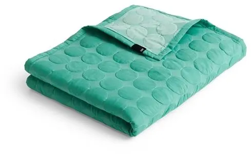 HAY Mega Dot Organic Sengeteppe 235x245 Sea Green