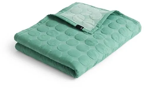 HAY Mega Dot Organic Sengeteppe 195x245 Sea Green