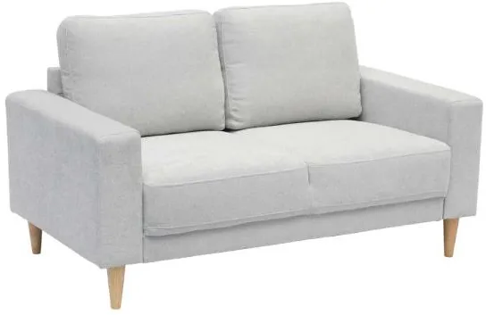 Homeville Cambridge 2 pers. stoff lysegrå 143x80x82cm