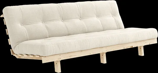 Karup Design Lean Sovesofa med Alpha Madrass 130x200 Lin/Raw