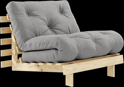 Karup Design Roots Sovesofa M. Madrass 90x200 746 Grå/Furutre