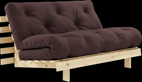 Karup Design Roots Sovesofa M. Madrass 140x200 715 Brun/Furutre
