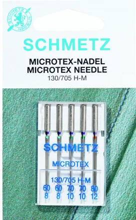 Schmetz Symaskinnåler Microtex 130/705 H-M Str. 70 - 5 stk